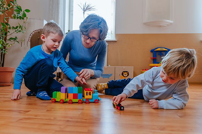teaching with toys