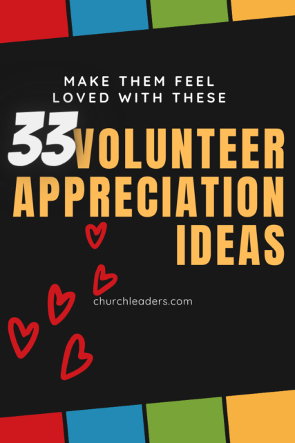 volunteer appreciation ideas
