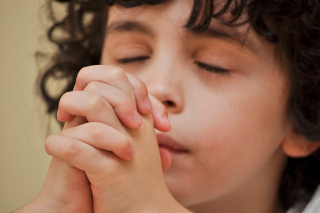 how to teach children to pray