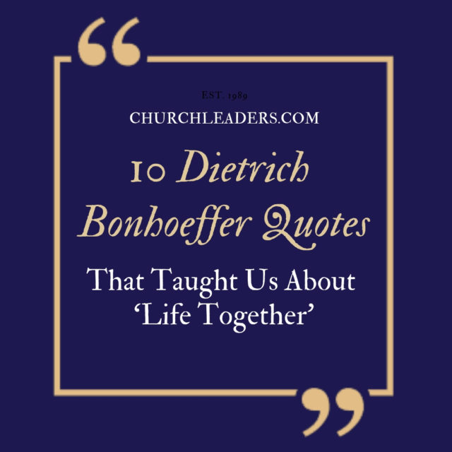 Dietrich Bonhoeffer quotes