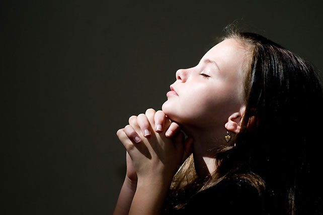 teaching kids to pray