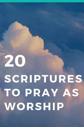 scriptures to pray