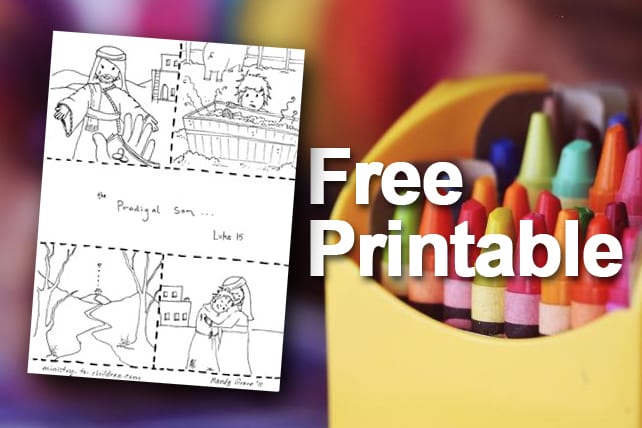 prodigals son coloring pages