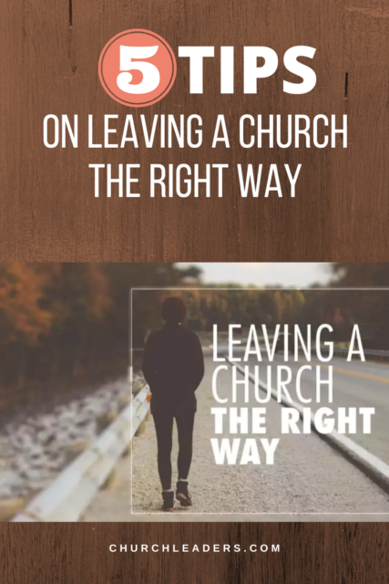 leaving the church