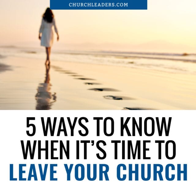 leave your church