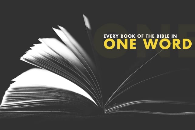 Every Book of the Bible in One Word