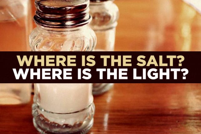 Where Is the Salt? Where Is the Light?