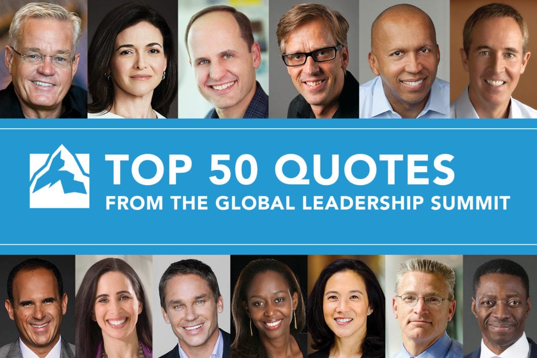 Global Leadership Summit quotes