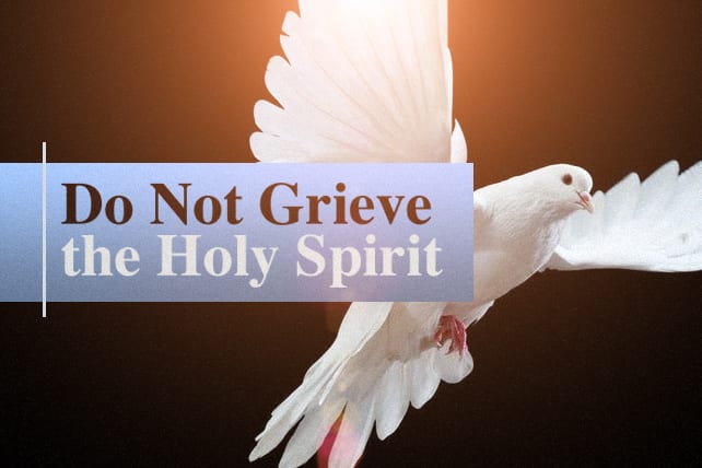 Do Not Grieve the Holy Spirit