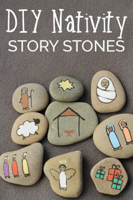 Story Stones Nativity Craft