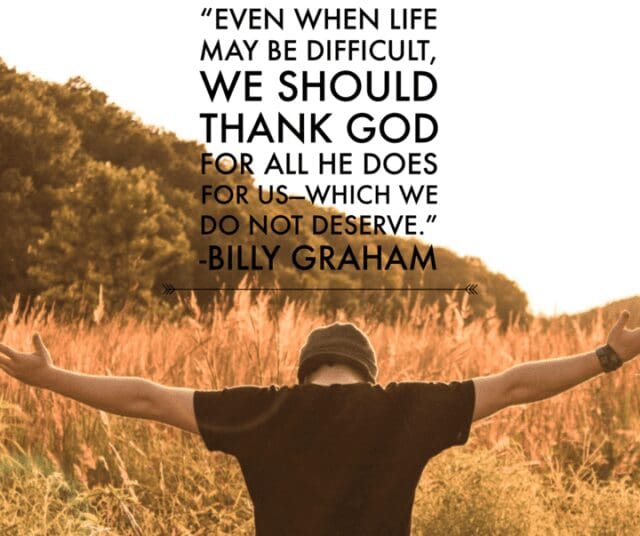 Thanksgiving Quote Billy Graham