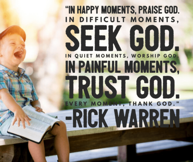 Thanksgiving Quotes Rick Warren