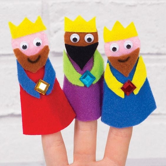 wise men nativity finger puppets nativity crafts