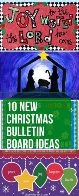 Christmas bulletin boards