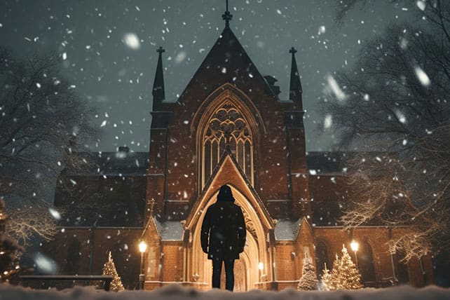 Christmas church outreach