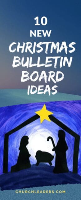 Christmas bulletin board