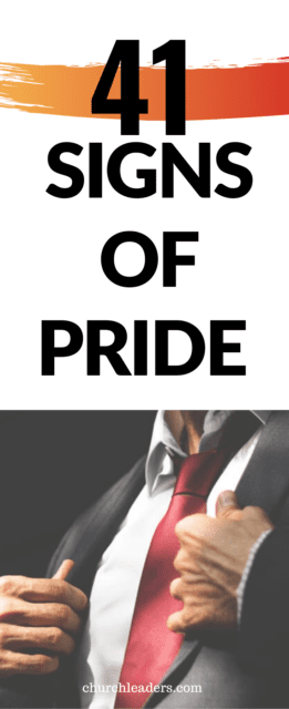 signs of pride