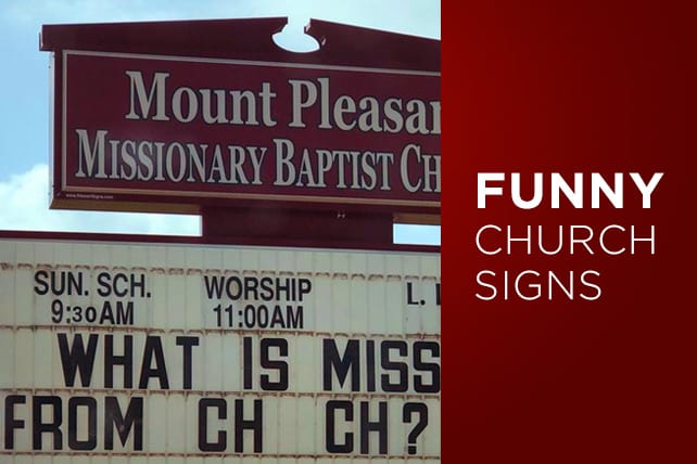 hilarious church signs