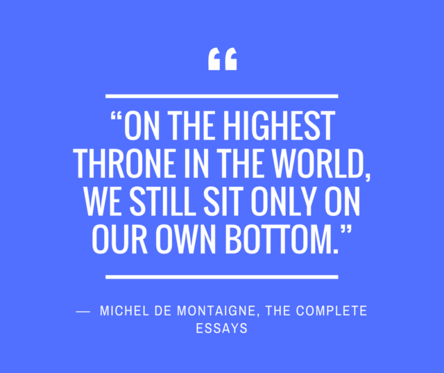 humility quotes montaigne