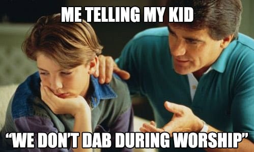 Christian Dad memes Dabbing