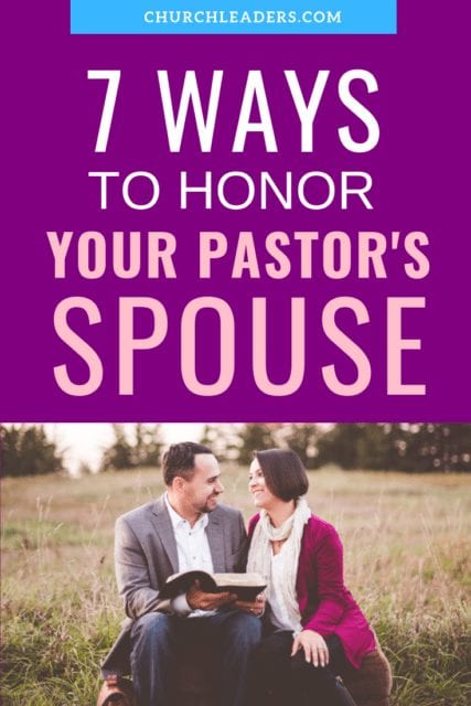 honor your pastor's spouse