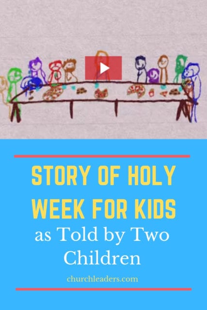 story of holy week for kids
