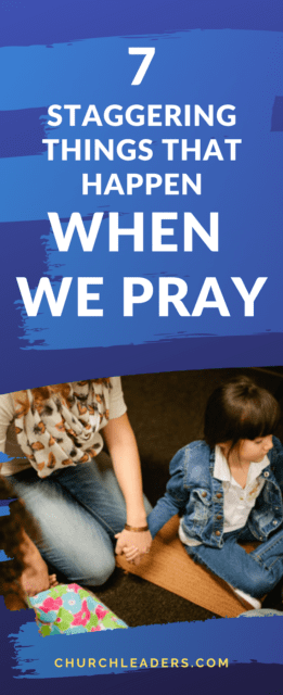 when we pray