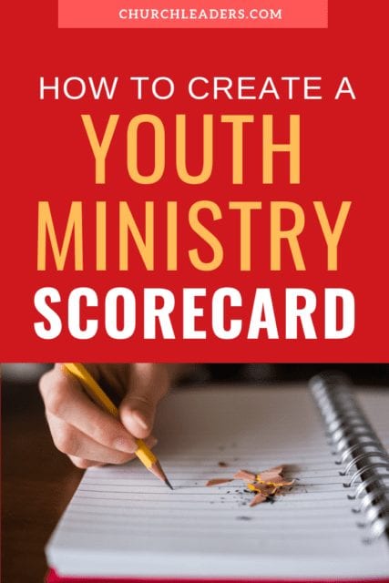 youth ministry scorecard