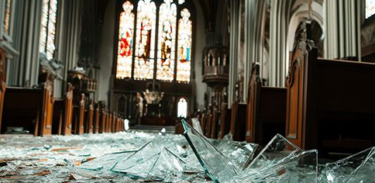 church vandalism