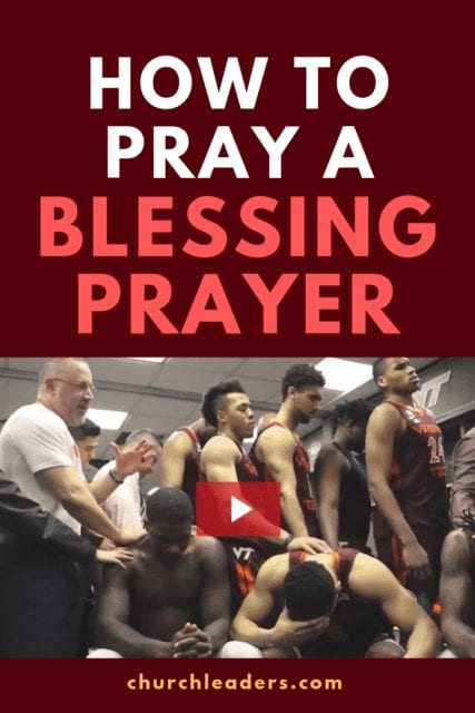 pray a blessing