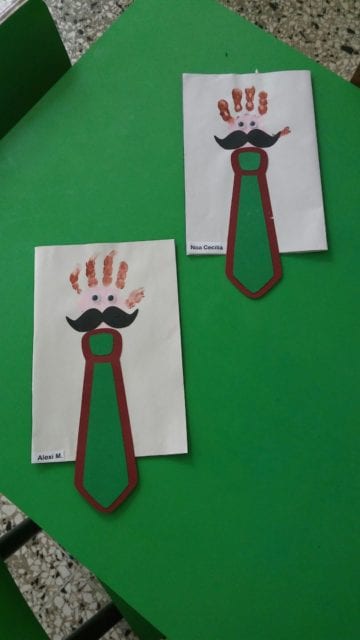 father's day crafts for kids hand tie