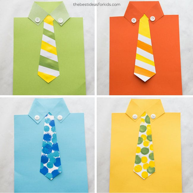father's day crafts for kids tie craft