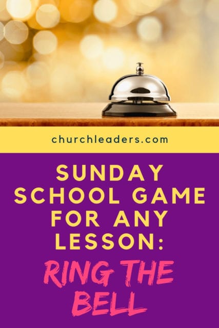 Sunday school game