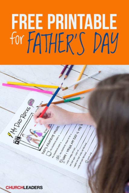 Father's day craft for kids my dad rocks