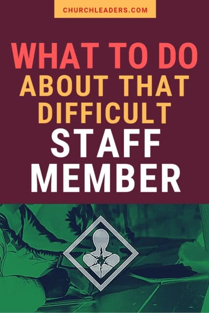 difficult staff member