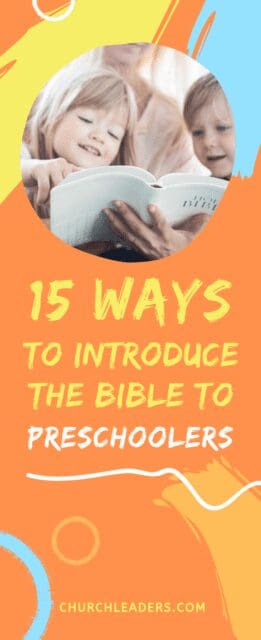 introduce the Bible to preschoolers