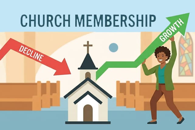church membership is down