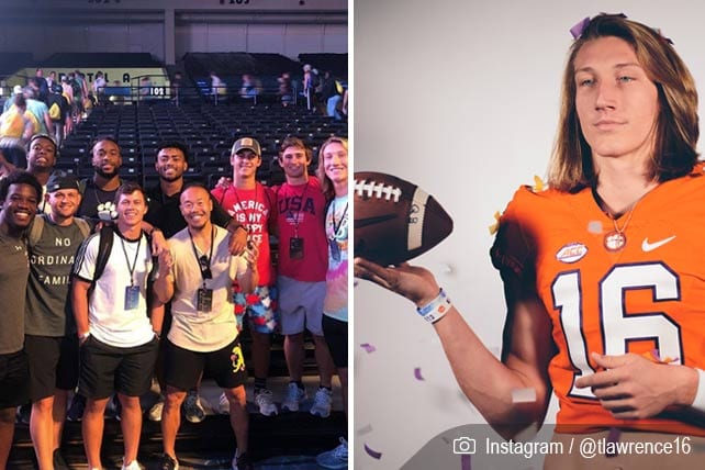 Trevor Lawrence holds one day camp for kids