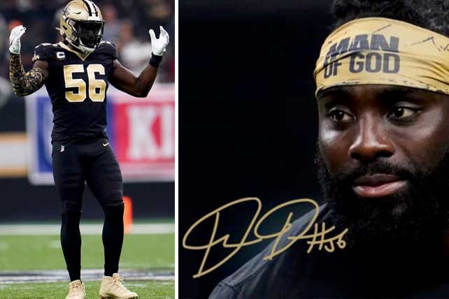 New Orleans Saints Demario Davis donating money to St. Dominic