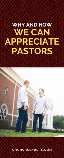 appreciate pastors