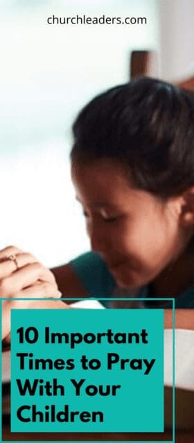 praying with your child