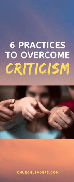 how to handle criticism