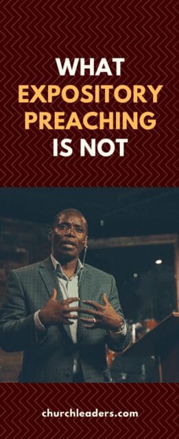 What is expository preaching