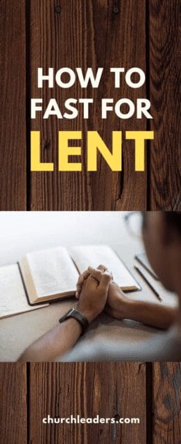 how to fast for lent