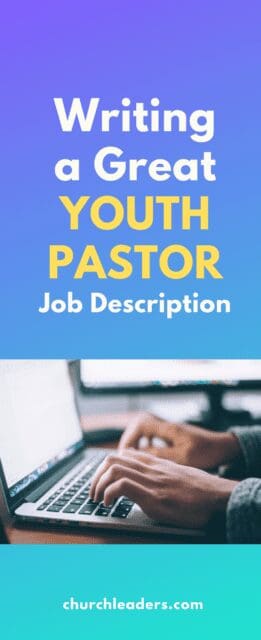 youth pastor job description