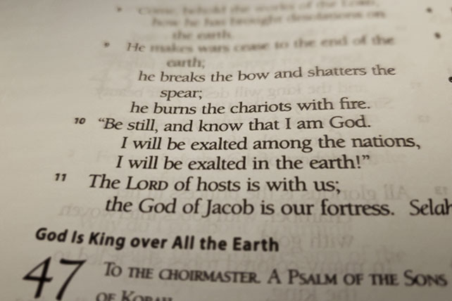 Psalm 46 10 Meaning Be Still And Know The Context 