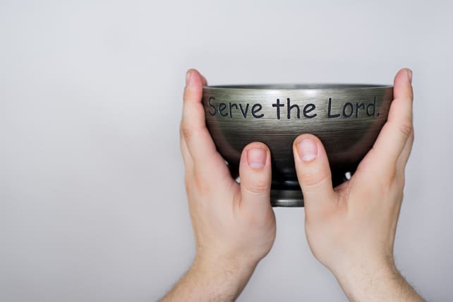 true service comes from serving god