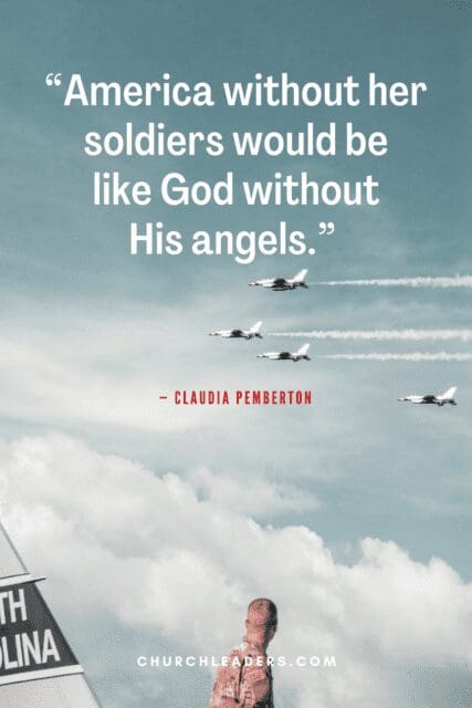 memorial day quotes Pemberton america without her soldiers