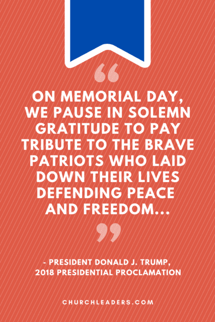 memorial day quotes president President Donald J. Trump