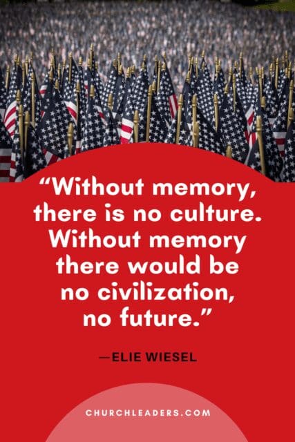 memorial day quotes Elie Wiesel
